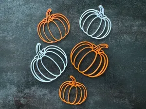 Herbst Halloween Kürbis Tischdeko