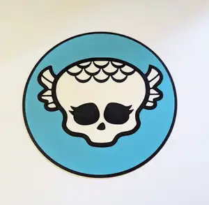 Monster High Lagoona Skullette Bordered Wall Plaque Flat