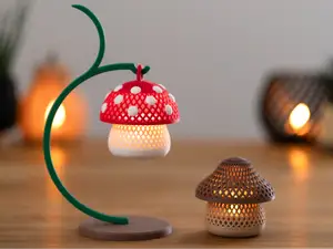 Mini Mushroom Tea Light Lantern