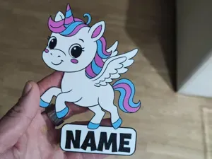 UNICORNIO CON ALAS-TU NOMBRE
