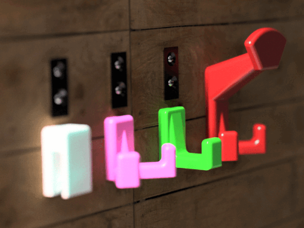 Pegma: wall hanging system (hooks & hangers)