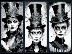 Another set of Bookmarks - This of the Spider Queen of the Carnivale