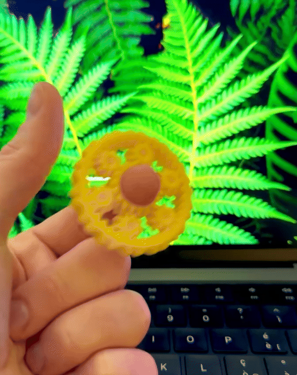 Planetary Gear Fidget Finger spinner - Mass increase