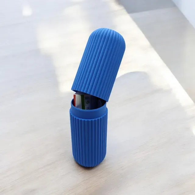 Ribbed Toothbrush & Toothpaste Travel Case — Фото 4 из 4