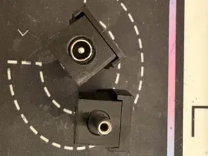 12v DC power jack plug cover