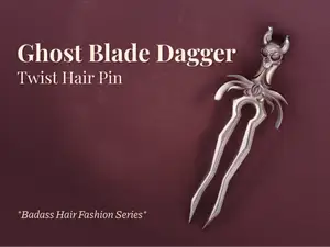 Ghost Blade Dagger - Twist Hairpin
