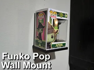 Funko pop vinyl figure wall mount
