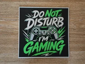 Do Not Disturb - I'm Gaming HueForge Sign