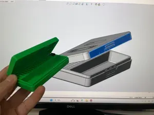 内存卡(Micro SD/TF)/U盘/读卡器收纳盒（一体打印免支撑免五金免租装）