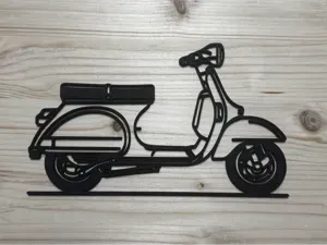 Piaggio Vespa PX Inspired Wall Art