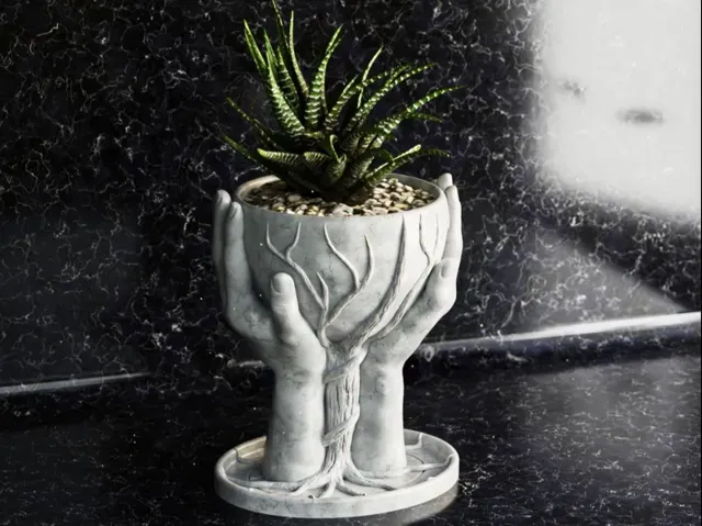 Hands Flower Pot