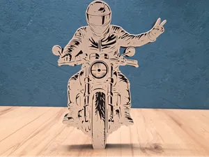 Die Linke zum Gruß - DlzG - Motorrad-Gruß