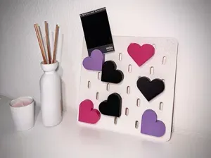 Skadis Foto Clip herzförmig