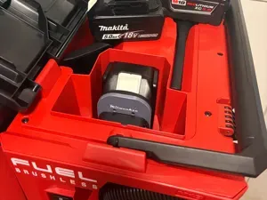 Makita to Milwaukee MT20ML battery adapter packout