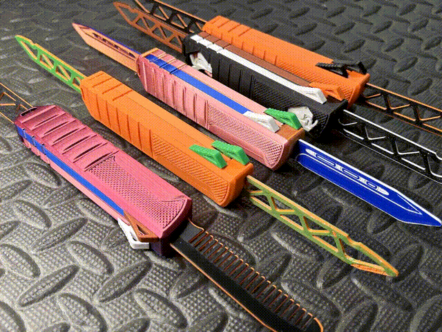 OTF Duo Double Bladed Fidget knife Over-Engineered