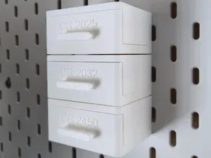 Ikea Skadis Coin Cell Box
