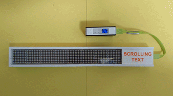 Testo scorrevole con ESP8266 e matrice led Max7219