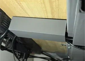 Under desk cable channel