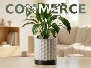 Plant Pot - Honeycomb Geometric Modern Planter