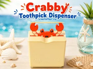 Crabby Toothpick Dispenser