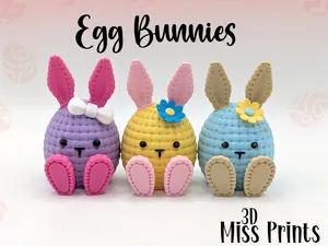 Knitted Egg Bunny