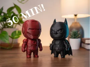 The Cutest Superheroes - Ironman and Batman