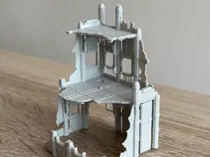 Wargame Manufactorum building ruined