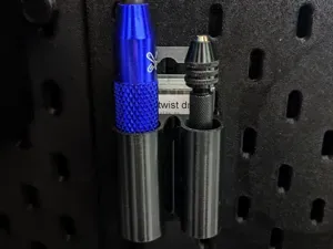 Skadis mini hand drill and deburring tool holder