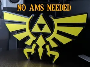 The Legend of Zelda Triforce Hyrule Crest (NO AMS)