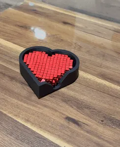 FLEXI HEART COASTER / MOTHERSDAY GIFT / FIDGET TOY