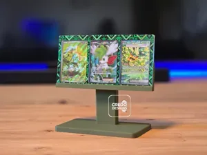 Pokémon Triple Card Holder Modern Display Stand
