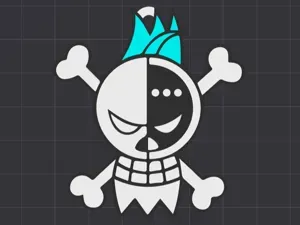 KEYCHAIN ONE PIECE FRANKY