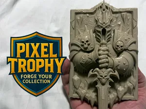 Pixel Trophy – Arthas (World of Warcraft)