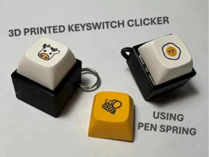 3D Printed MX Key Switch Clicker – Pen Spring