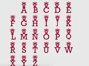 A–Z Letter Goat 2027 Keychain Hanging| NO AMS