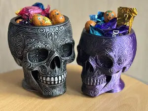 Sugar Skull Halloween Candy Bowl
