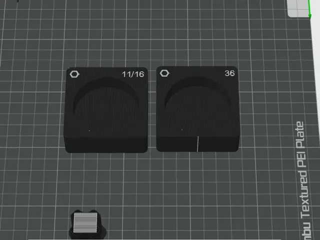 Parametrischer Steckschlüssel Organizer Gridfinity — Фото 13 из 15