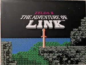 Zelda II - Adventure of Link NES Title Screen