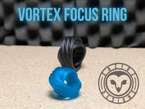 Vortex Focus Ring - Smooth Sensory Fidget Ring