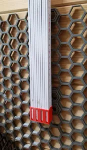 folding ruler holder - honeycomb storage wall -HSW