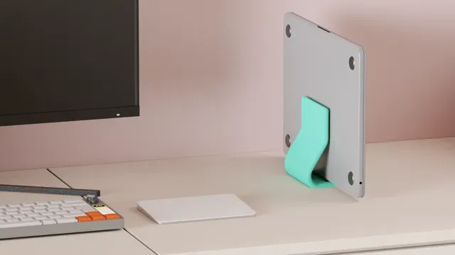 Vertical Laptop Stand. closed lid macbook Stand — Фото 11 из 12
