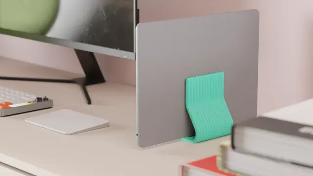 Vertical Laptop Stand. closed lid macbook Stand — Фото 8 из 12