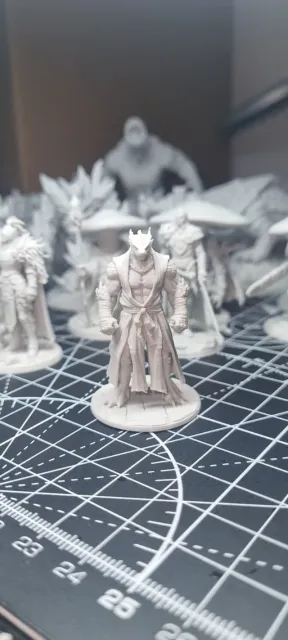 Monk Dragonborn D&D Miniature (45mm) — Фото 3 из 12