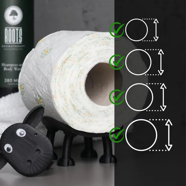 Shaun the Sheep Toilet Paper Roll Holder -fits all — Image 3 of 4