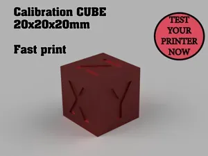 XYZ 20mm Calibration cube