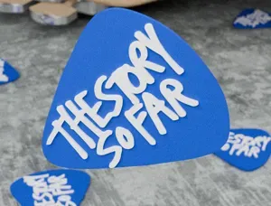 The Story So Far Guitar pick 3D logo