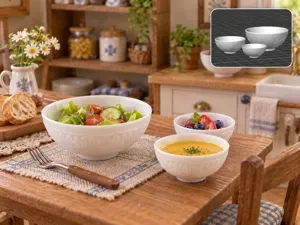 Dollhouse miniature model: tableware bowl #30