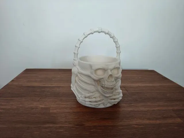 Spooky Skeleton Bone Halloween Skull Bones Basket — Фото 2 из 10