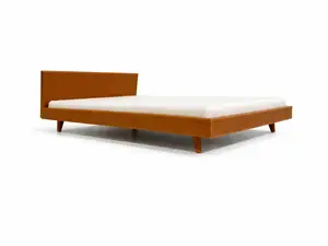 Mid Century Modern Bed Frame Doll Furniture
