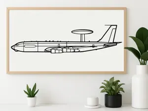 E-3C Sentry (Silhouette)